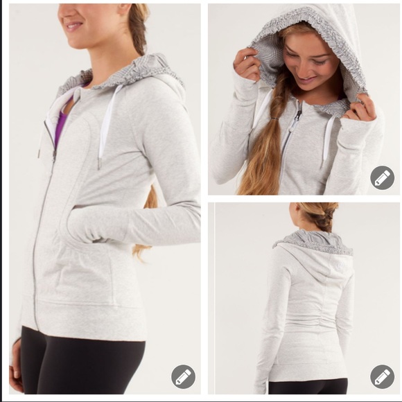 Lululemon back to class sweatshirt jacket 6018